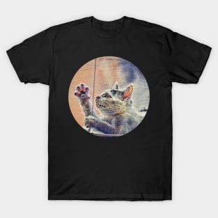 Catlike floppy cat T-Shirt